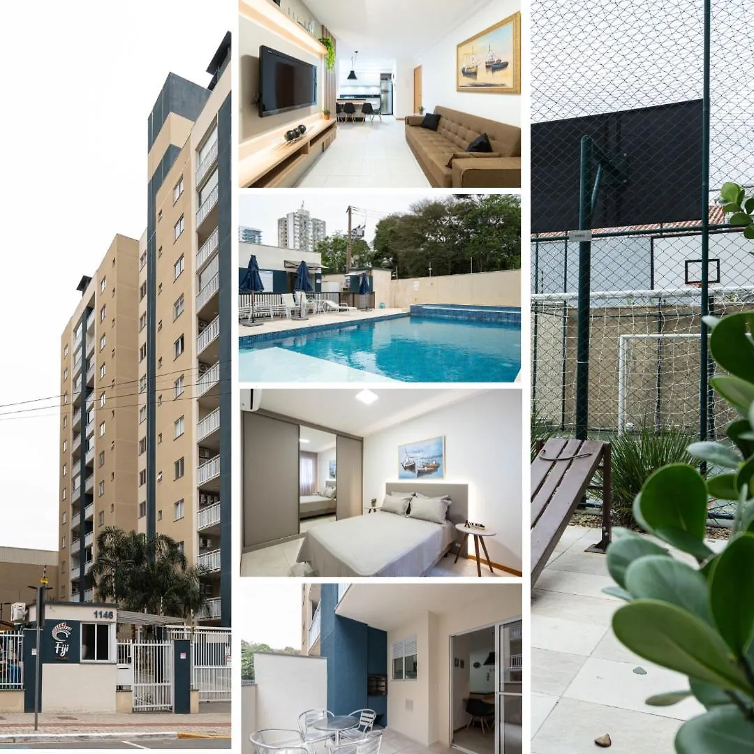 Apto Bal Picarras 150M Praia Com Pisicna, Sacada Com Churrasqueira Privativa, Ar Condicionado Wi Fi, Portaria 24H, Playground Infantil, Quadra De Esportes Vaga Privativa De Garagem